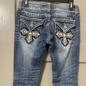Miss Me Bootcut Cross Jeans with Flap Pockets Size 26 Style JP5046B10